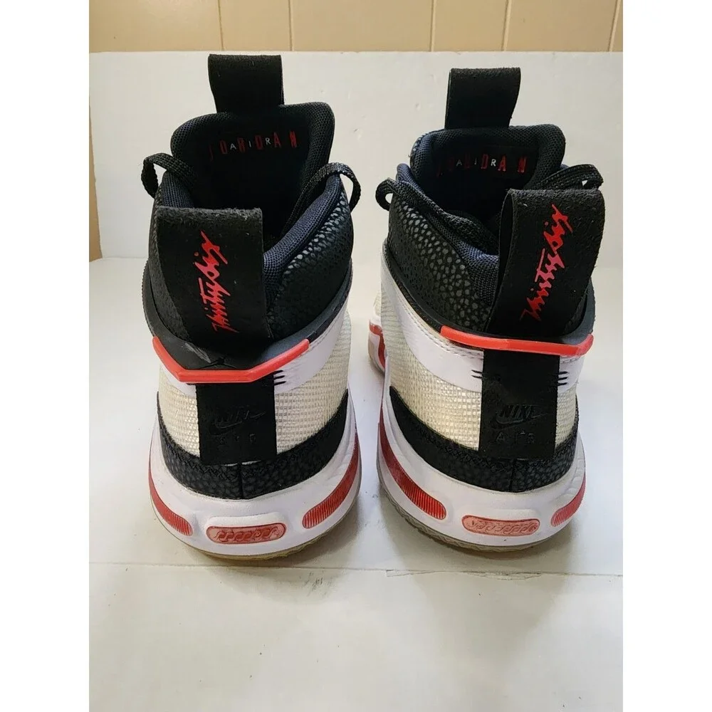 Nike Air Jordan XXXVI Sneakers Mens 11 White Black Red Psychic Energy Basketball